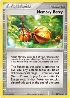 Memory Berry Pokémon card, number 80