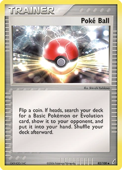 Poké Ball Pokémon card, number 82