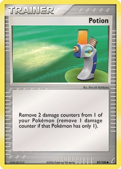 Potion Pokémon card, number 87