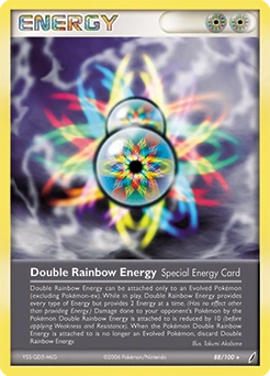 Double Rainbow Energy Pokémon card, number 88
