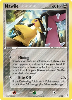 Mawile Pokémon card, number 9