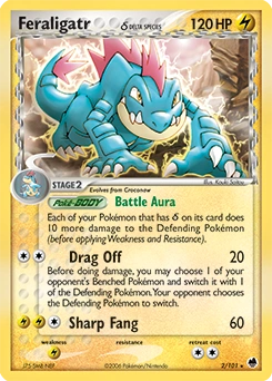 Feraligatr δ Pokémon card, number 2
