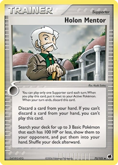 Holon Mentor Pokémon card, number 75