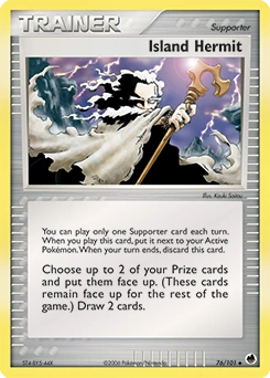 Island Hermit Pokémon card, number 76