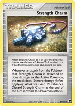 Strength Charm Pokémon card, number 81