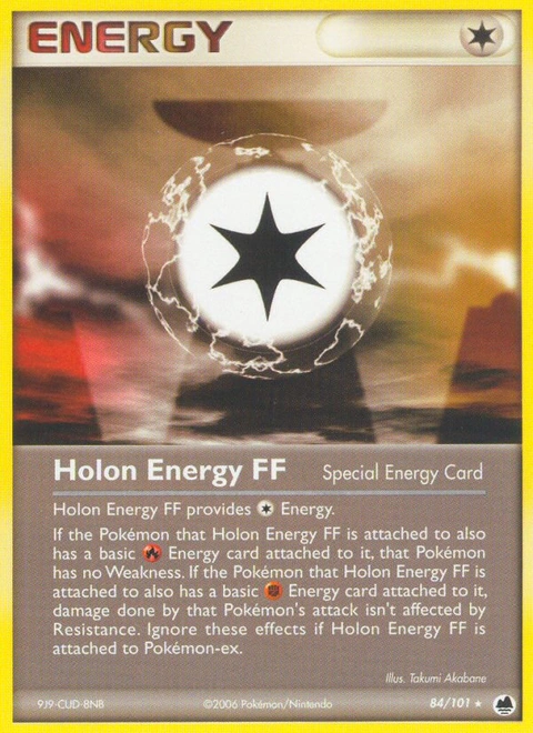 Holon Energy FF Pokémon card from Dragon Frontiers, number 84 (Standard print)