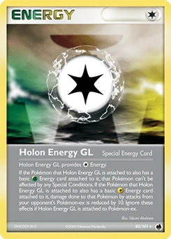 Holon Energy GL Pokémon card, number 85
