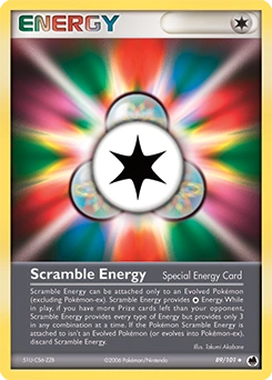 Scramble Energy Pokémon card, number 89