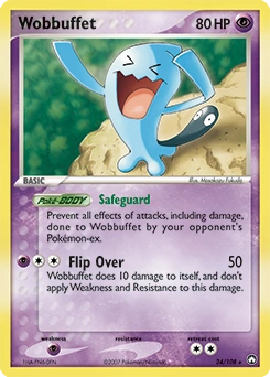 Wobbuffet Pokémon card, number 24