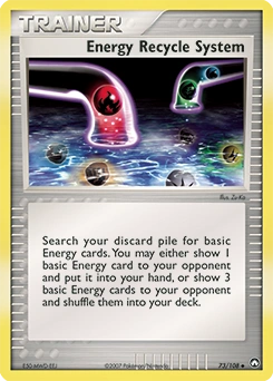 Energy Recycle System Pokémon card, number 73