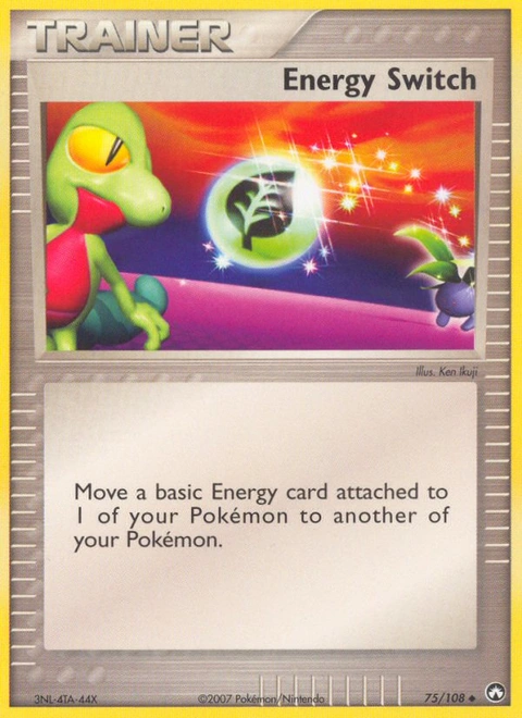 Energy Switch Pokémon card from Power Keepers, number 75 (Standard print)