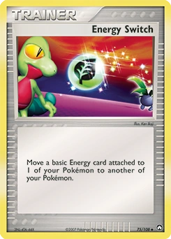 Energy Switch Pokémon card, number 75