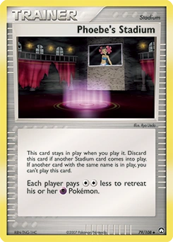 Phoebe's Stadium Pokémon card, number 79