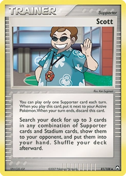 Scott Pokémon card, number 81
