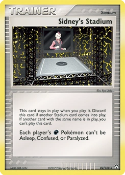 Sidney's Stadium Pokémon card, number 82