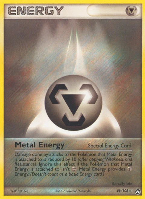 Metal Energy Pokémon card from Power Keepers, number 88 (Standard print)