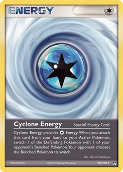 Cyclone Energy Pokémon card, number 90