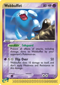 Wobbuffet Pokémon card, number 26