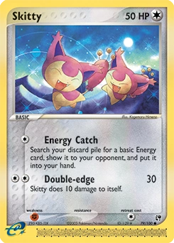 Skitty Pokémon card, number 79