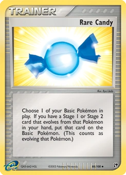 Rare Candy Pokémon card, number 88