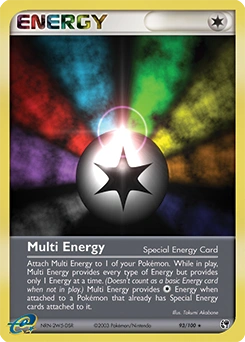 Multi Energy Pokémon card, number 93