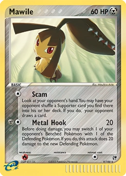 Mawile Pokémon card, number 9
