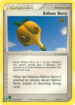 Balloon Berry Pokémon card, number 82