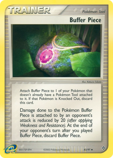 Buffer Piece Pokémon card from Dragon, number 83 (Standard print)