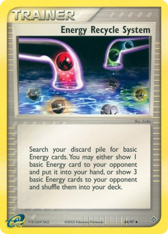 Energy Recycle System Pokémon card, number 84