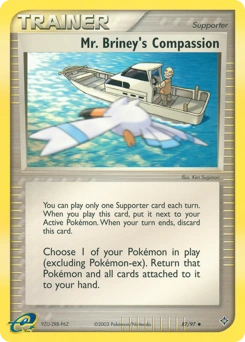 Mr. Briney's Compassion Pokémon card, number 87