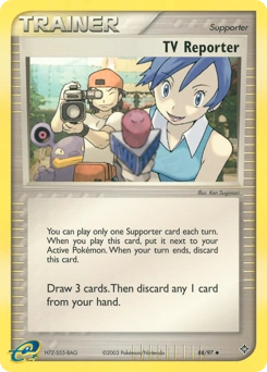 TV Reporter Pokémon card, number 88