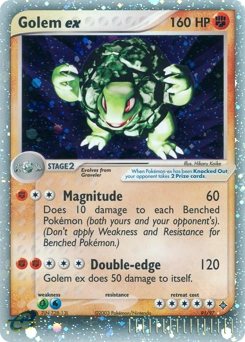 Golem ex Pokémon card, number 91