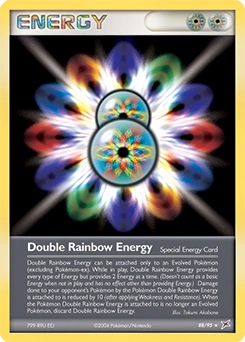 Double Rainbow Energy Pokémon card, number 88