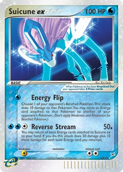 Suicune ex Pokémon card, number 94