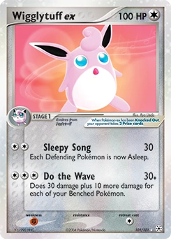 Wigglytuff ex Pokémon card, number 101