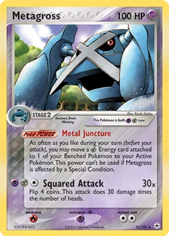 Metagross Pokémon card, number 11