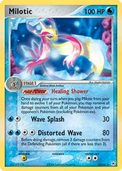 Milotic Pokémon card, number 12