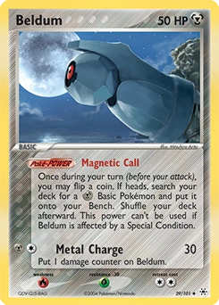 Beldum Pokémon card, number 29