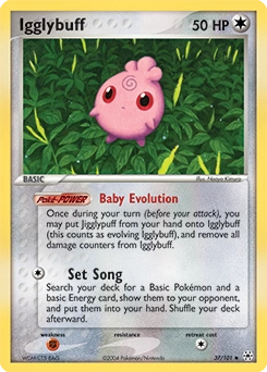 Igglybuff Pokémon card, number 37