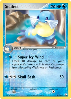 Sealeo Pokémon card, number 47