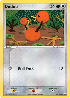 Doduo Pokémon card, number 60