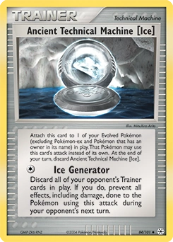 Ancient Technical Machine [Ice] Pokémon card, number 84