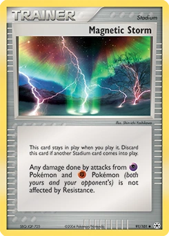 Magnetic Storm Pokémon card, number 91