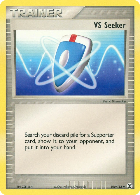 VS Seeker Pokémon card from FireRed & LeafGreen, number 100 (Standard print)