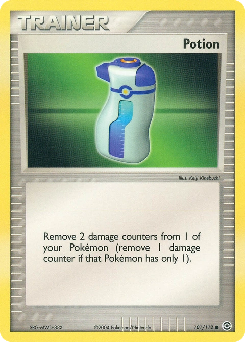 Potion Pokémon card from FireRed & LeafGreen, number 101 (Standard print)