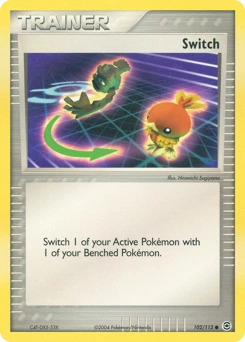 Switch Pokémon card, number 102