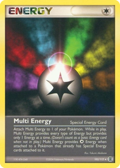 Multi Energy Pokémon card, number 103