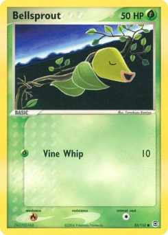 Bellsprout Pokémon card, number 53