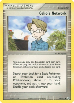 Celio's Network Pokémon card, number 88