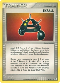 EXP.ALL Pokémon card, number 91